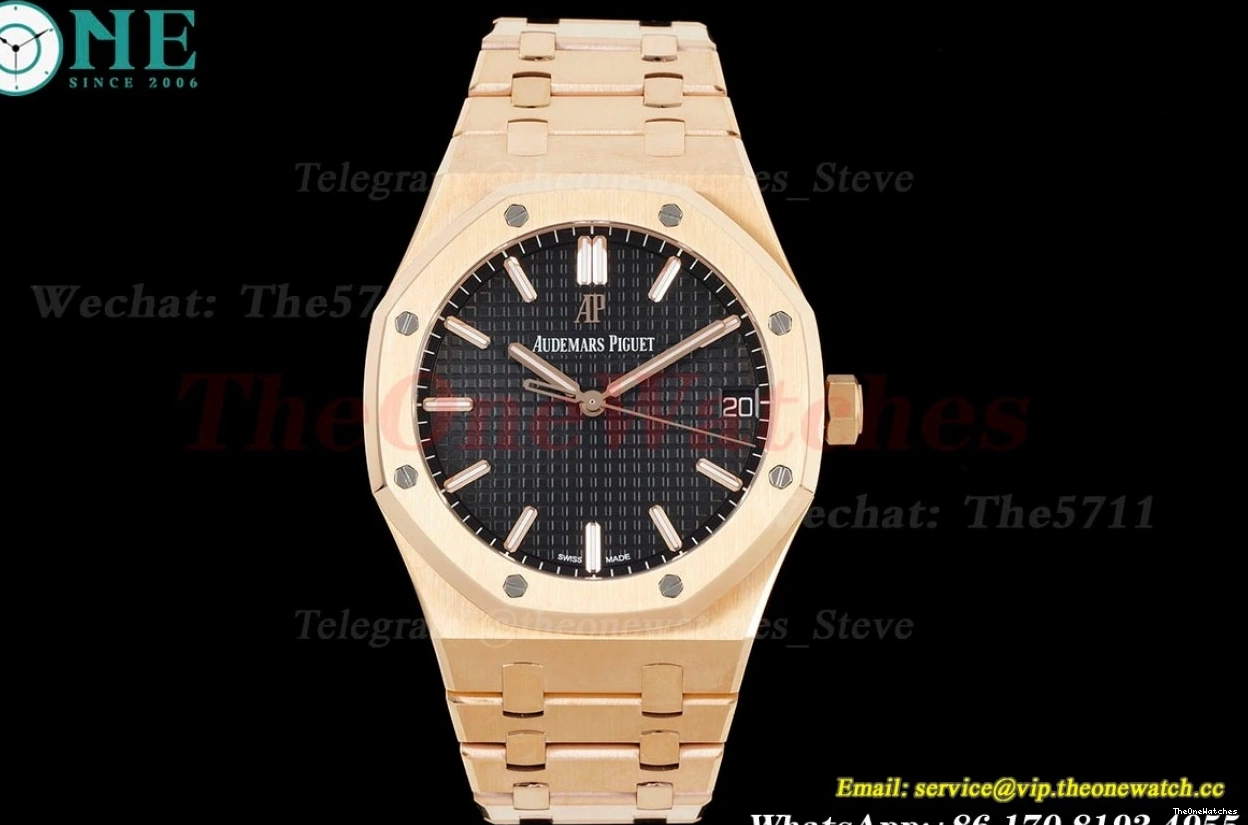 RG 15500 A4302 Mod ZF Oak Dial 41mm Black Royal RG V2 0304